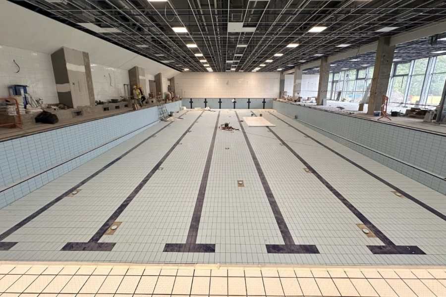 Rekonstrukce bazénu: Nový tobogán a wellness, otevření 1. září