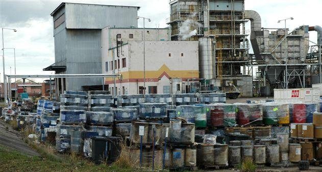 Rybitví ztížilo zprovoznění spalovny nebezpečných odpadů