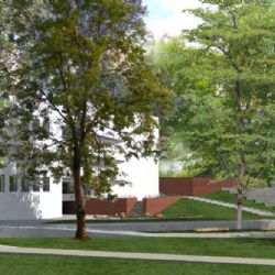 Úpravy parku u Roškotova divadla: nový chodník, amfiteátr i toalety za 75 milionů Kč