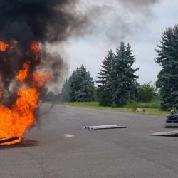 „Letiště Pardubice: Simulace letecké nehody s 84 pasažéry“